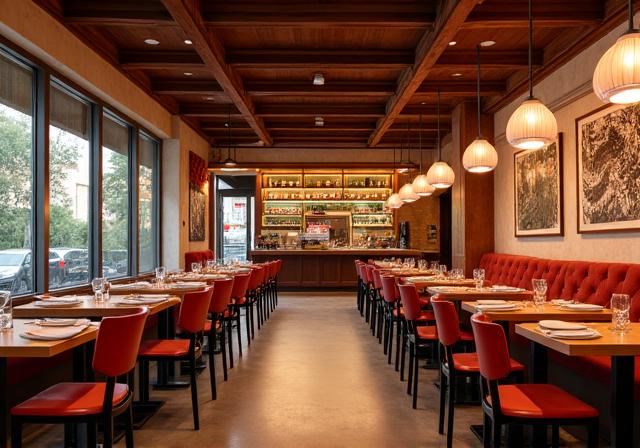 Atmosfera accogliente del ristorante Tratto Pizza